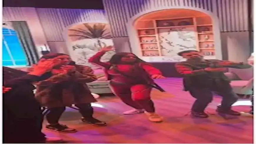 بالفيديو| رانيا يوسف ترقص بعيد ميلادها مع دينا الشربيني بكواليس “حاوريني يا كيكي”