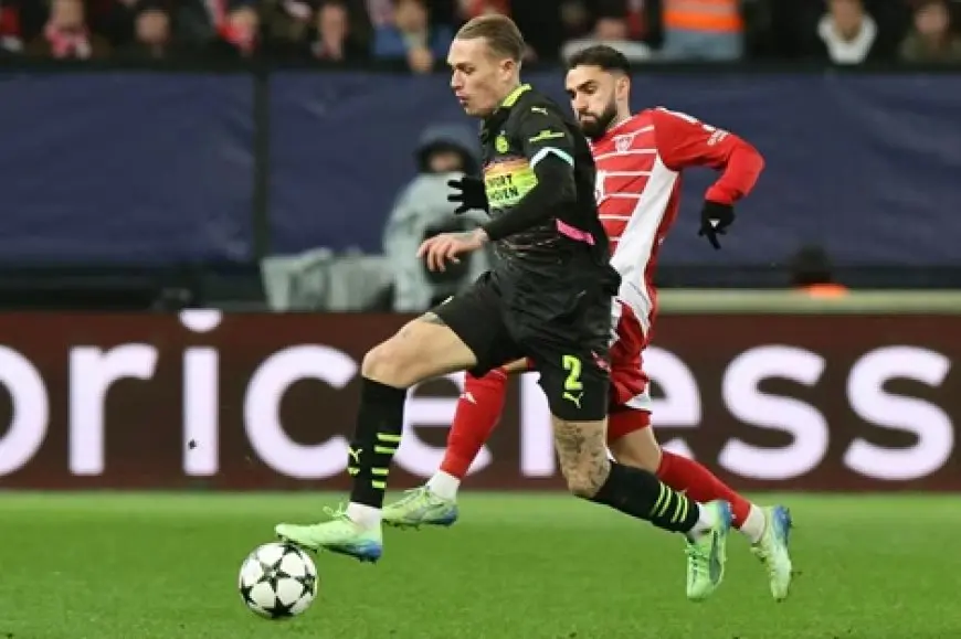 بريست يواصل التألق ويفوز على آيندهوفن في دوري أبطال أوروبا