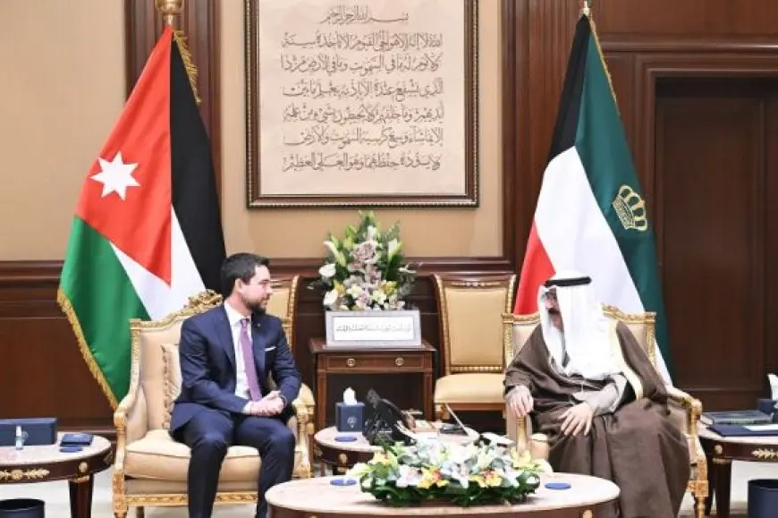 ولي العهد الأردني ونظيره الكويتي يؤكدان ضرورة تكثيف الجهود العربية لوقف الحرب على غزة