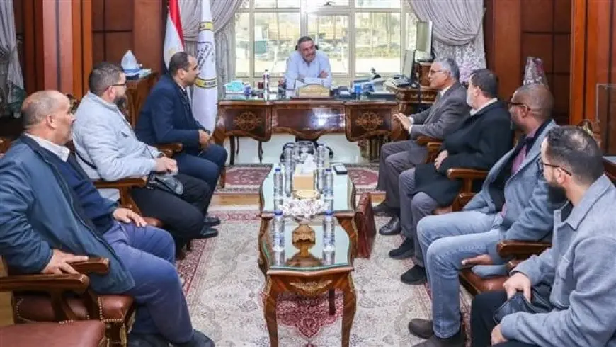 ميناء دمياط يستقبل وفد إدارة مشروع محطة تحيا مصر1 لمناقشة خطوات استكمال المحطة
