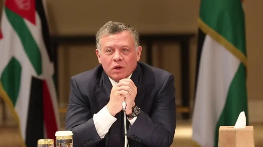 ملك الأردن: يجب تكثيف العمل على إيجاد أفق سياسي لتحقيق السلام العادل والشامل على أساس حل الدولتين
