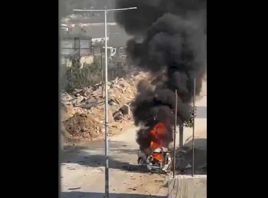 شهيدان و3 إصابات جراء قصف الاحتلال لمركبة في الضفة