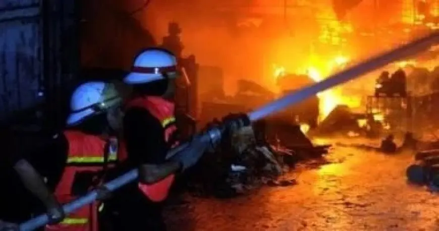 حريق بمصنع للكيماويات بشمال غرب تايوان يودي بحياة شخصين