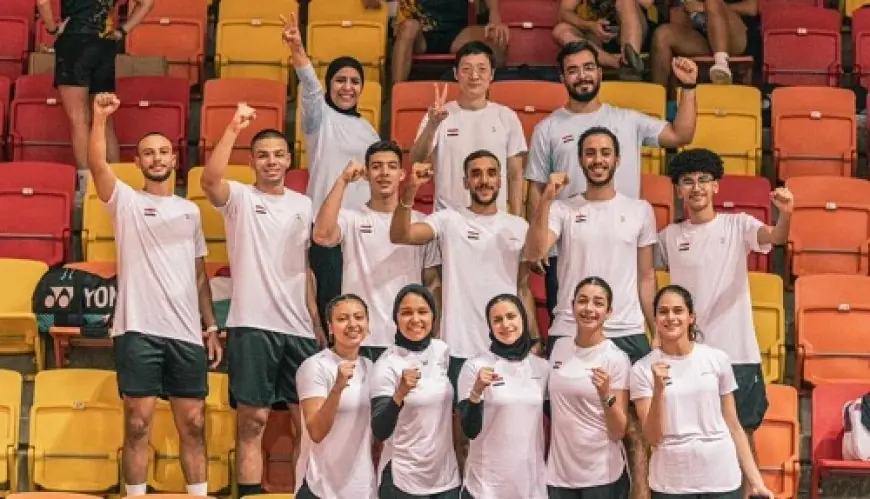 5 ميداليات حصيلة مصر في بطولة إفريقيا للريشة الطائرة بالكاميرون
