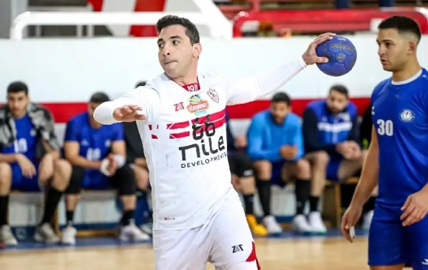 يد الزمالك تفوز على طلائع الجيش 30-23