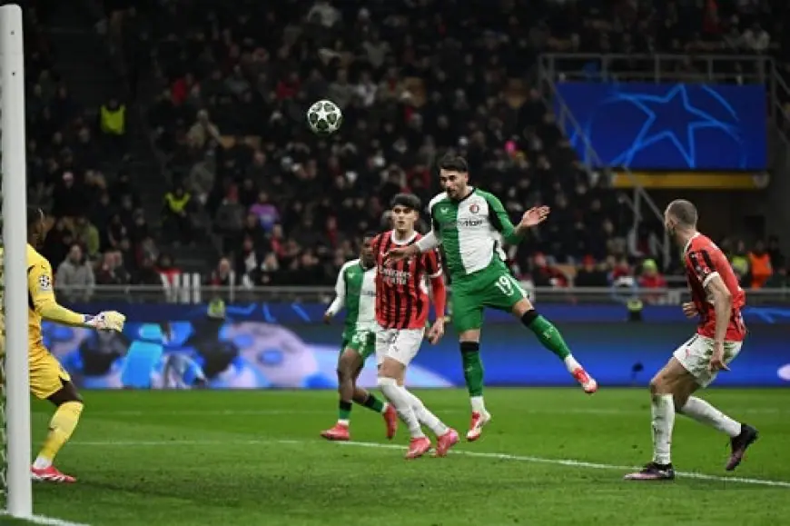 ميلان يودع دوري أبطال أوروبا من الملحق المؤهل لدور الـ16