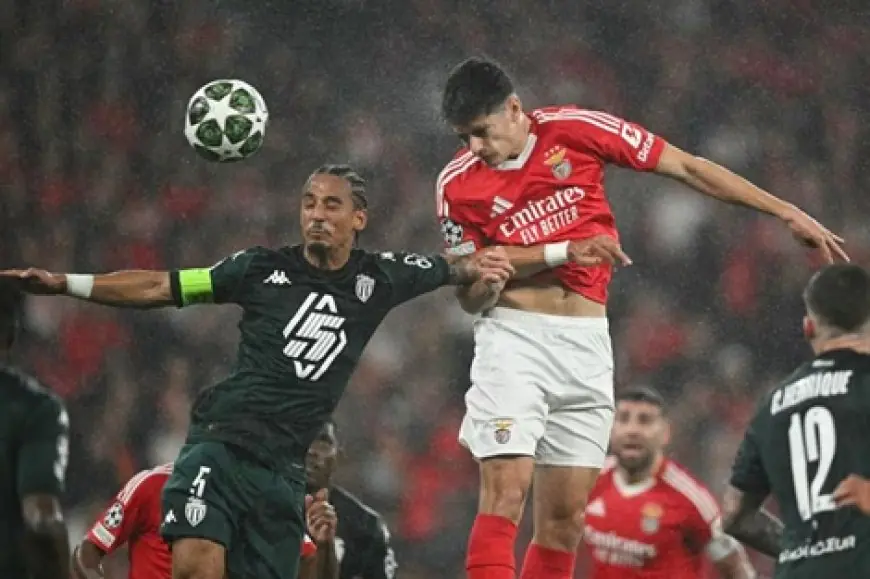 بنفيكا يتأهل لثمن نهائي دوري أبطال أوروبا بتعادل مثير أمام موناكو