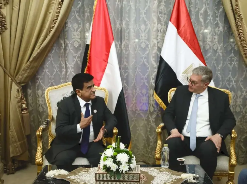 وزير البترول يبحث مع وزير النفط اليمني الفرص الاستثمارية المتاحة