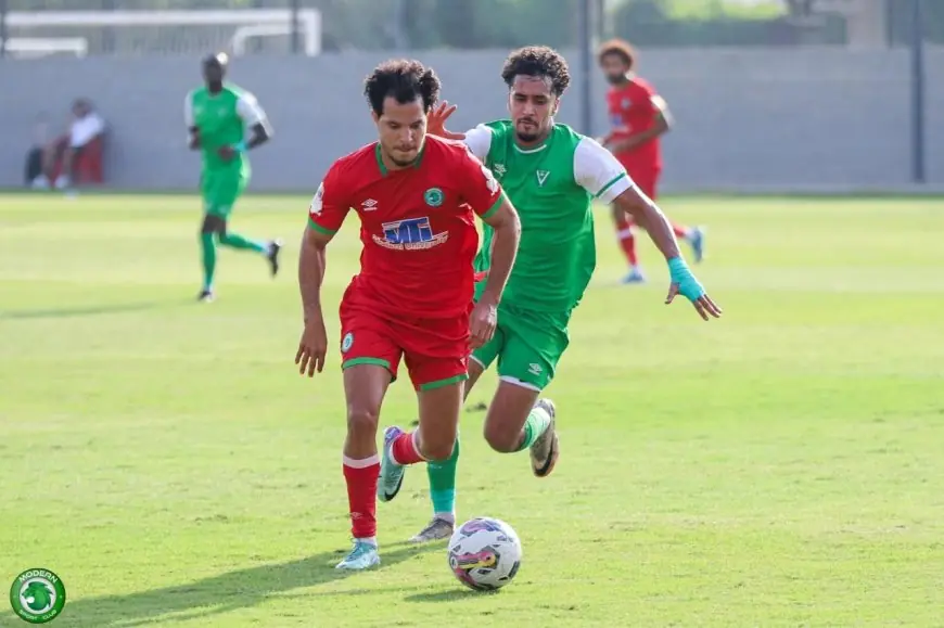 أحمد عاطف وحسام حسن يقودان هجوم مودرن سبورت أمام فاركو