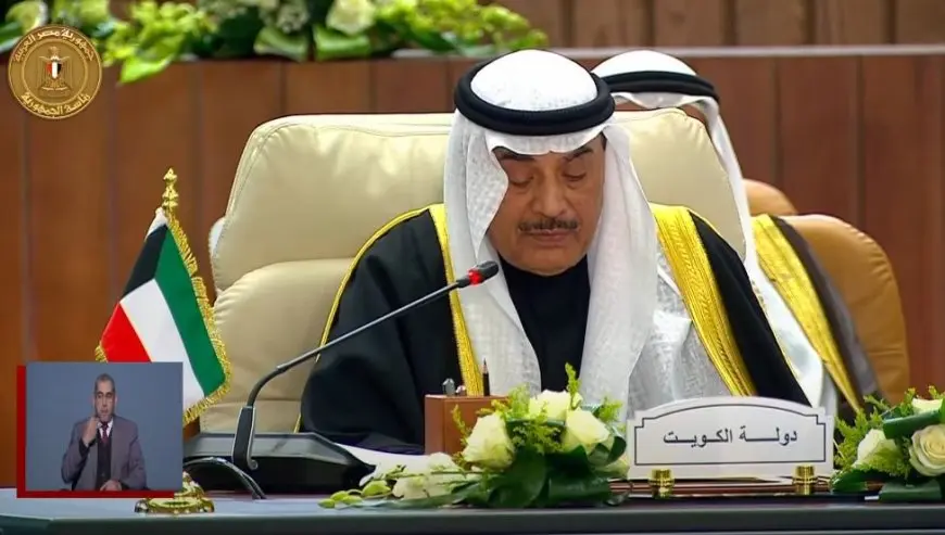 ولي العهد الكويت: الدعوة لتهجير الفلسطينيين جريمة تطهير عرقي