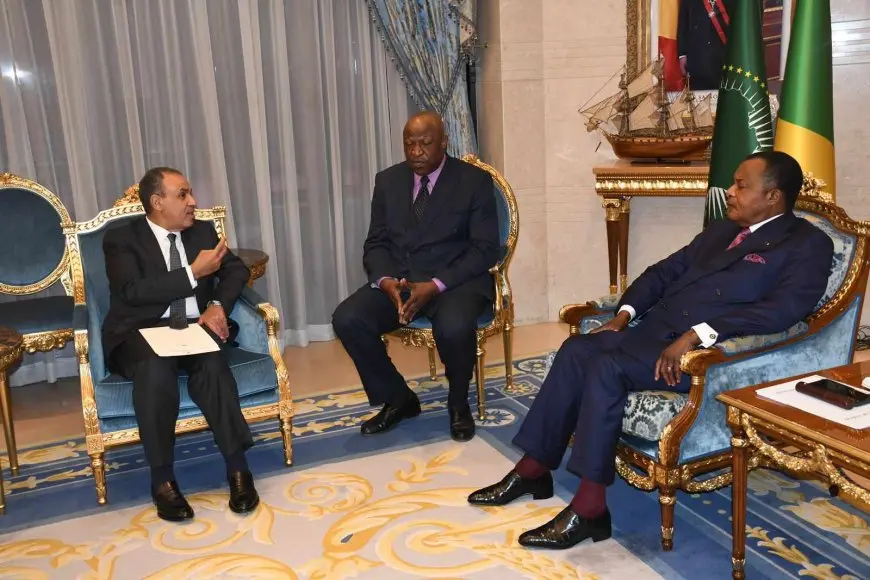 وزير الخارجية يسلم رسالة من الرئيس عبد الفتاح السيسي إلى رئيس جمهورية الكونجو