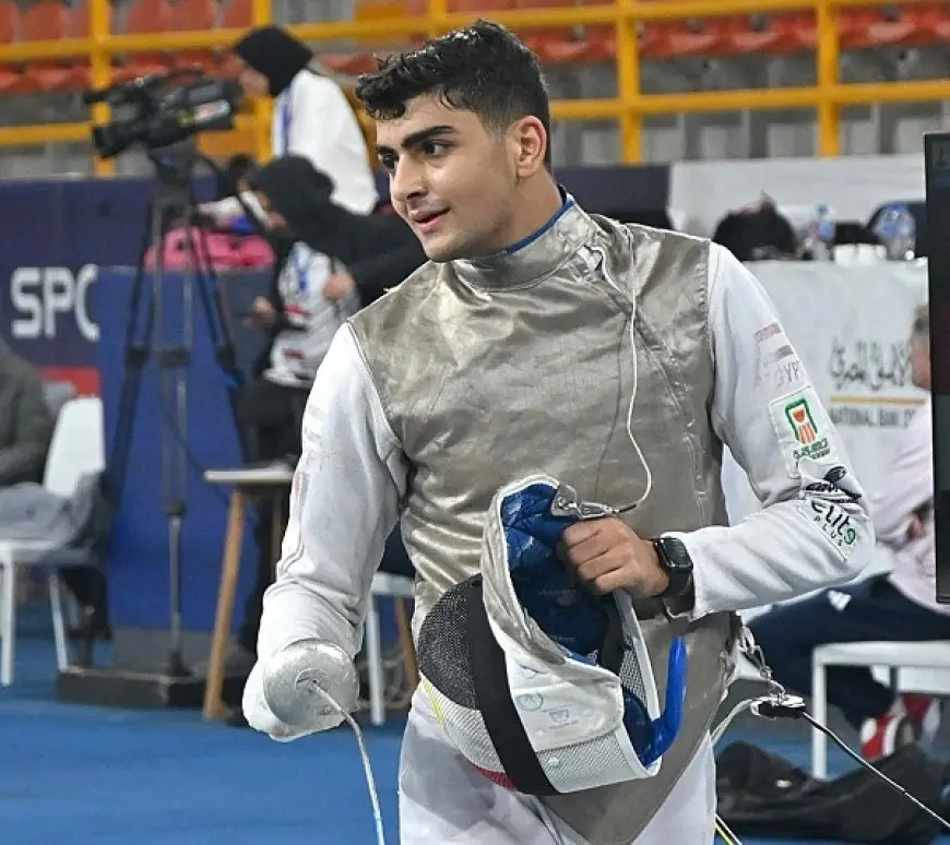 عبد الرحمن طلبة يهزم بطل سنغافورة ويتأهل لدور الـ32 بكأس العالم لسلاح الشيش