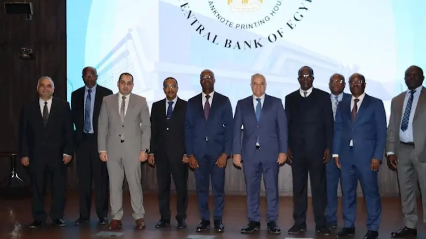 المركزي يستقبل وفدًا من نظيره لدول غرب إفريقيا للاستفادة من تجربة إنشاء دار طباعة النقد بالعاصمة