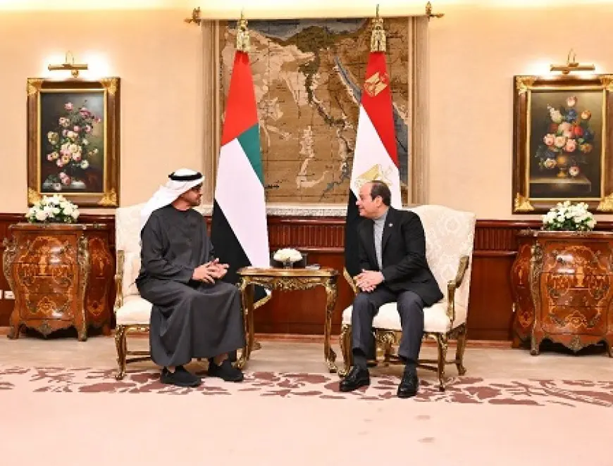 حزب المؤتمر: لقاء السيسي وبن زايد يعكس عمق العلاقات الثنائية بين مصر والإمارات