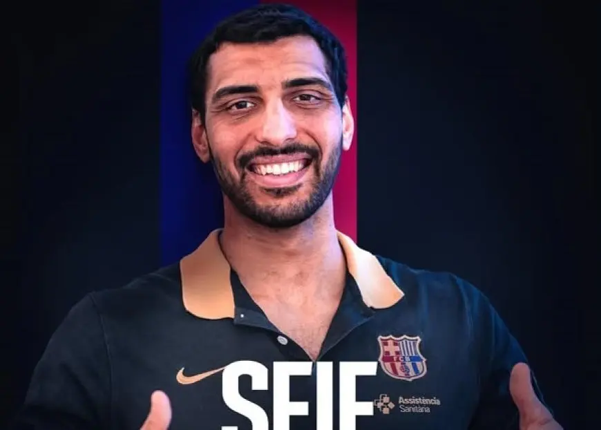 أول تعليق من سيف الدرع بعد الانضمام لنادي برشلونة
