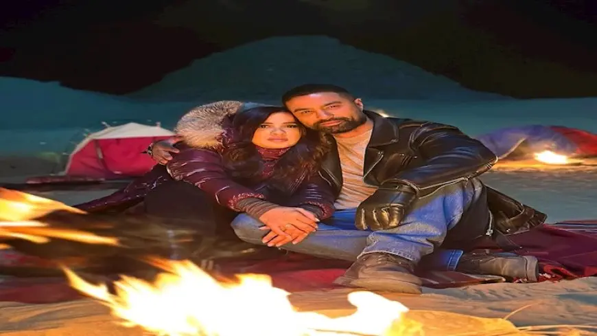 ياسمين عبدالعزيز تنشر صورة مع كريم فهمي من كواليس”وتقابل حبيب”