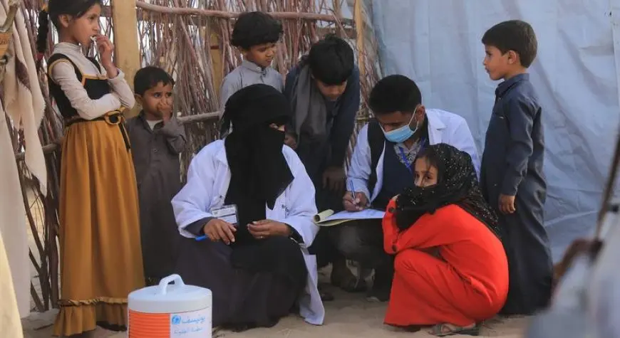 وزير الصحة اليمني يعلن عن رصد 277 حالة شلل أطفال في البلاد