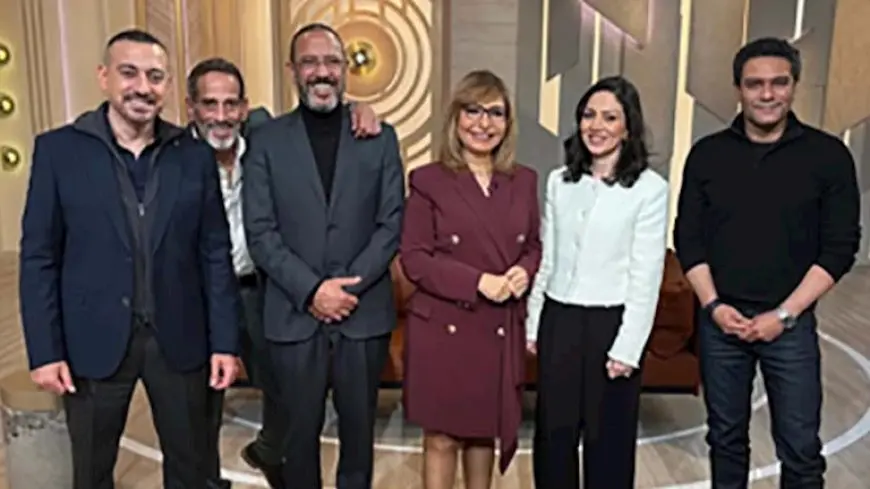 بالصور.. نجوم “قلبي ومفتاحه” في ضيافة لميس الحديدي ثاني أيام عيد الفطر 2025