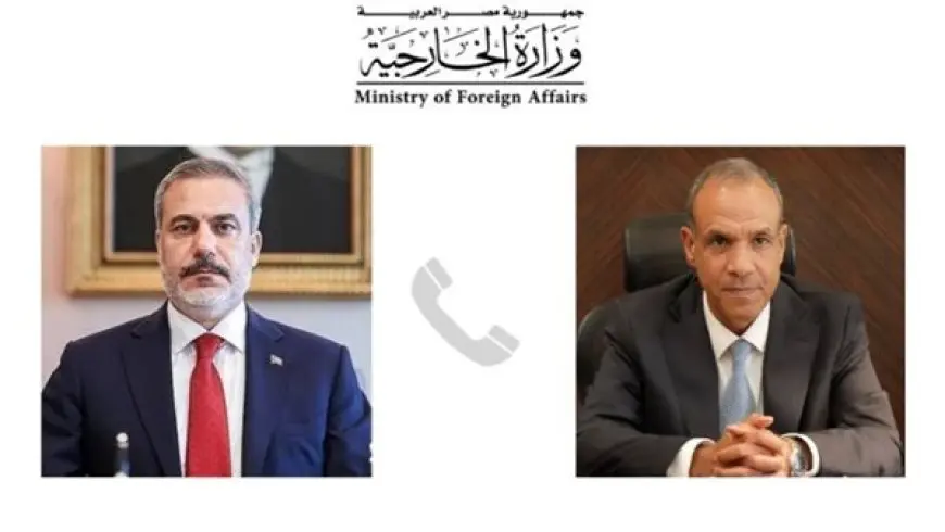 مصر وتركيا تبحثان تعزيز التحرك الدولي لإعادة إعمار غزة
