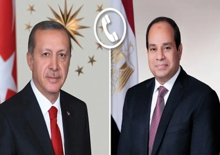 الرئيس السيسي ونظيره التركي يتبادلان التهاني بعيد الفطر