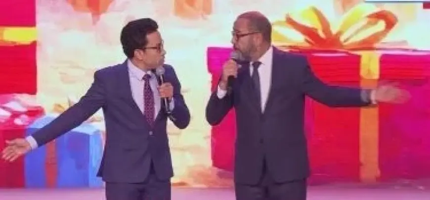 احتفالية العيد.. اسكتش كوميدي لأشرف عبد الباقي وسامح حسين: أكلت كحك؟.. لا قطايف