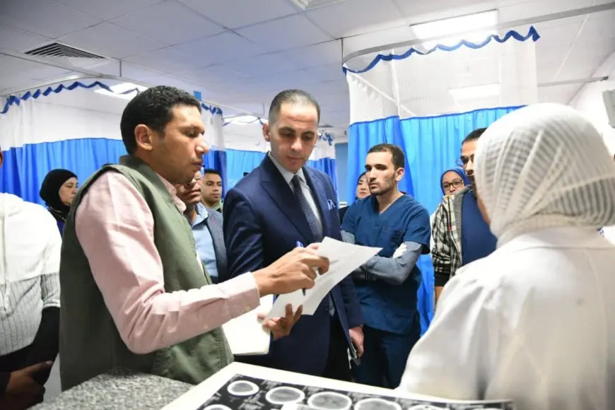 نائب وزير الصحة يتفقد مستشفيات البحيرة والإسكندرية.. ويوجه باجراءات عاجلة لتحسين الخدمات