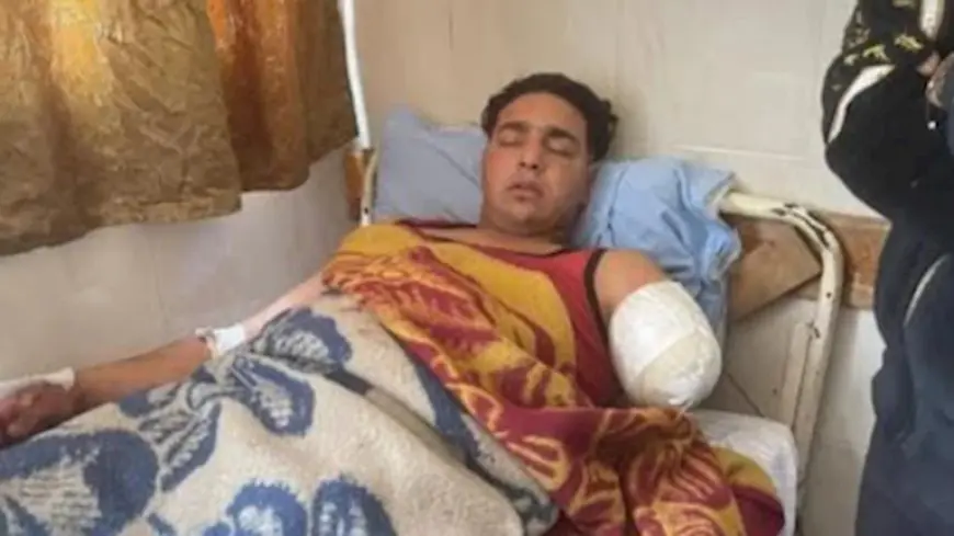 أول ظهور لعامل سيرك طنطا بعد بتر ذراعه إثر هجوم النمر