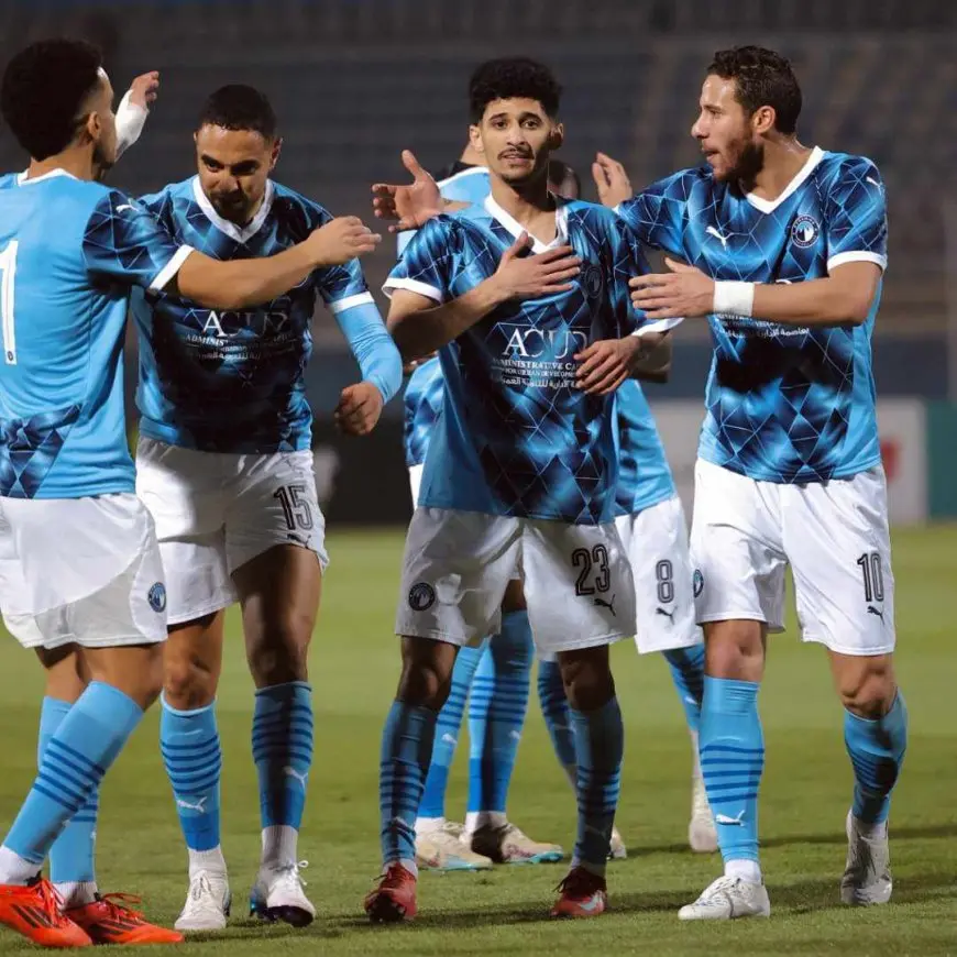 إبراهيم عادل على رأس قائمة بيراميدز لمباراة الجيش الملكي بدوري الأبطال