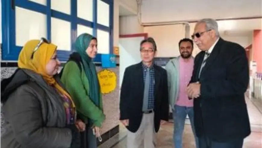 وكيل التعليم بالغربية يفتتح المعرض الختامي للتربية الفنية في غرب المحلة