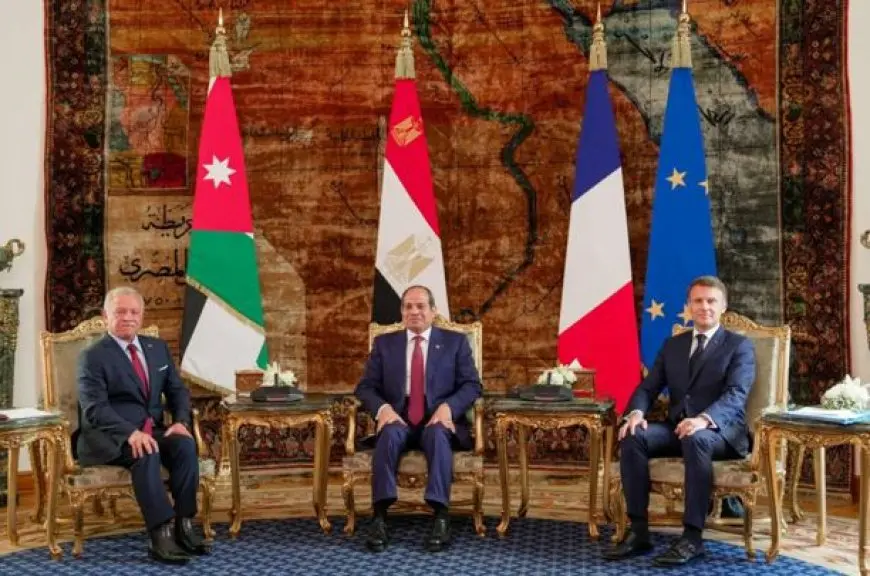 ماكرون: مصر قوة كبرى.. وسنظل نقف بجانبها