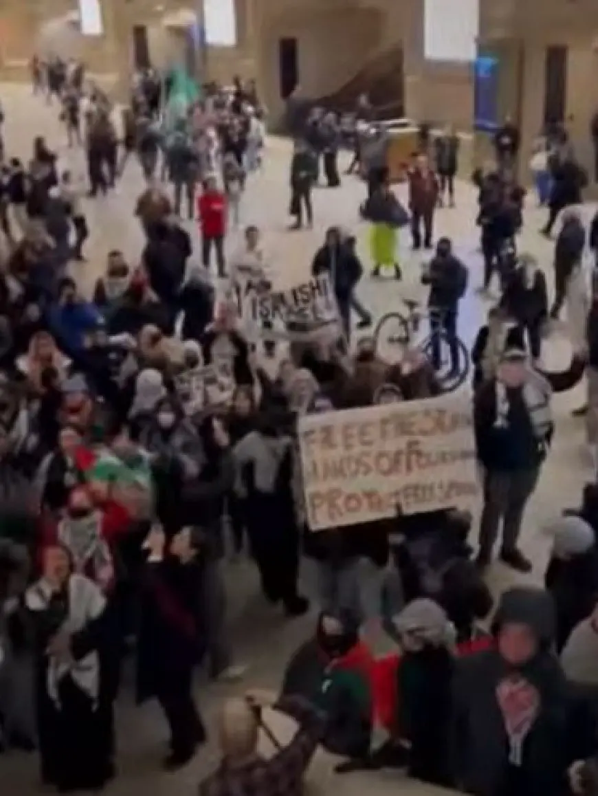 متظاهرون يغلقون مترو جراند سنترال بنيويورك تزامنا مع زيارة نتنياهو