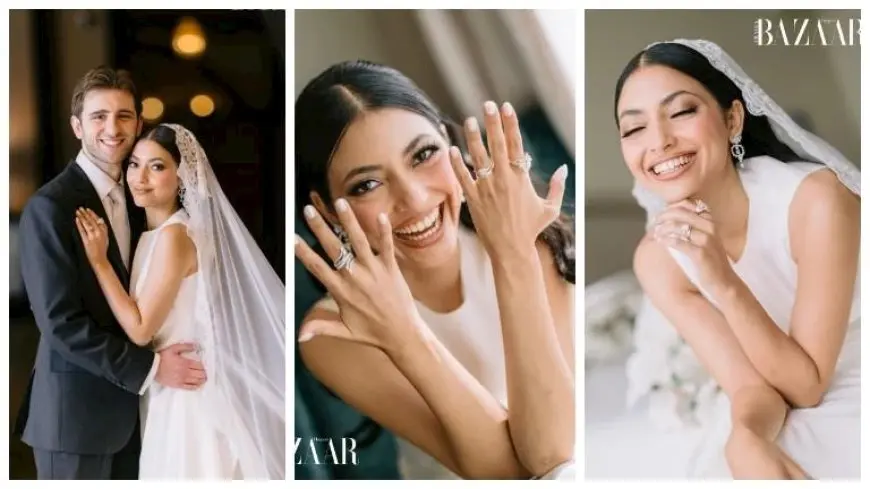صور جديدة وكواليس اختيار مي الغيطي فستانًا ملكيا لزفافها