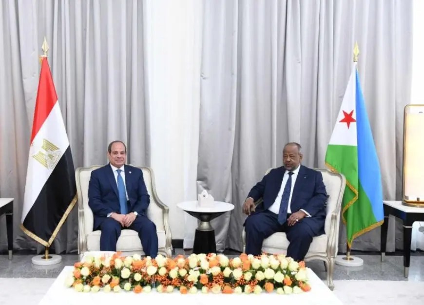 رئيس جيبوتي: زيارة الرئيس السيسي محطة بارزة في مسيرة علاقاتنا مع مصر