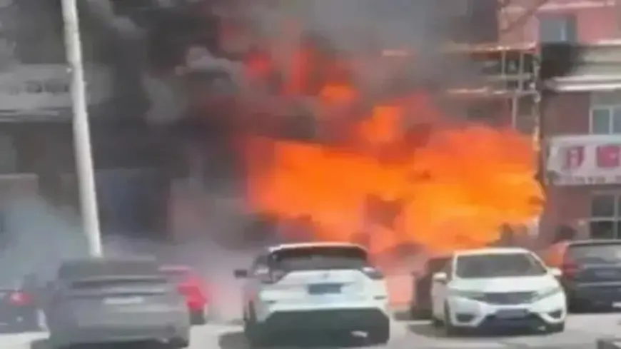 مصرع 22 شخصًا في حريق مطعم شمال شرق الصين (فيديو)