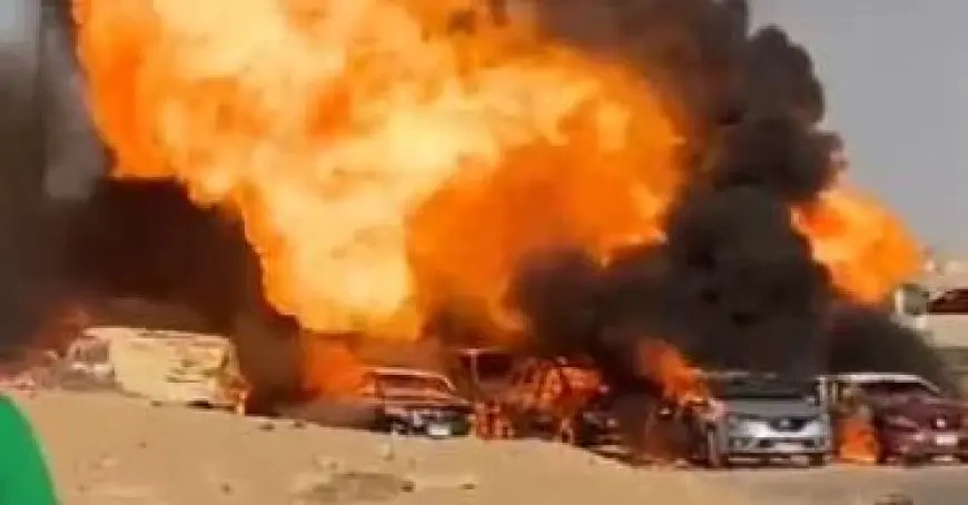 الصحة: وفاة 3 أشخاص وإصابة 13 في حريق خط الغاز بأكتوبر