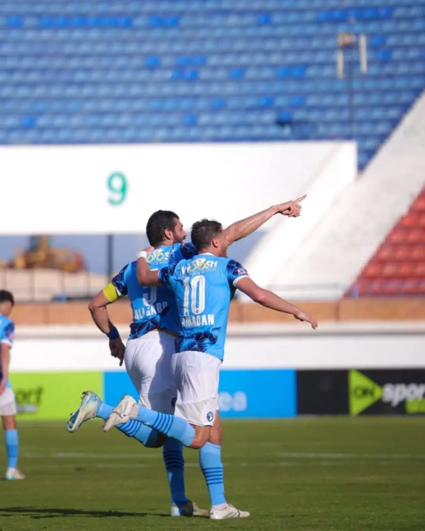 بيراميدز يهزم الحدود بصعوبة ويعزز صدارته لجدول الدوري