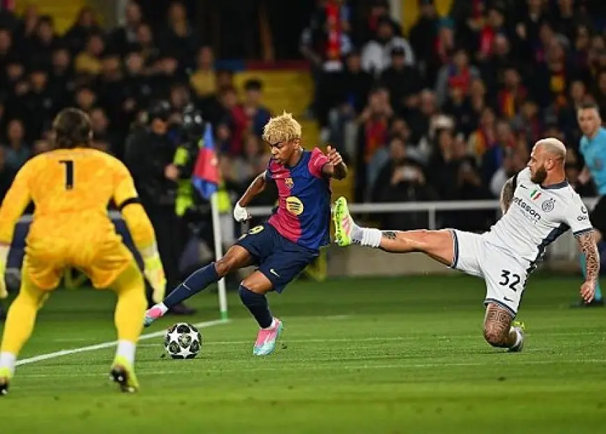 برشلونة وإنتر ميلان يتعادلان 3/3 بعد مباراة مثيرة في قبل نهائي دوري أبطال أوروبا