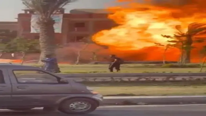 عودة تدفق الغاز لخط مدخل مدينة ٦ اكتوبر بعد الانتهاء أعمال الإصلاح