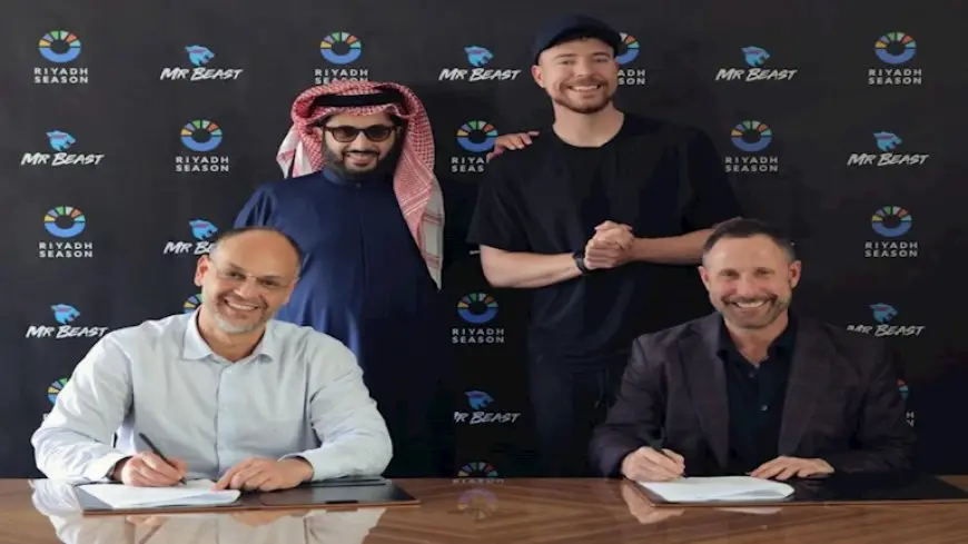 تركي آل الشيخ يعلن عن توقيع مستر بيست مع موسم الرياض لإنتاج محتوى حصري