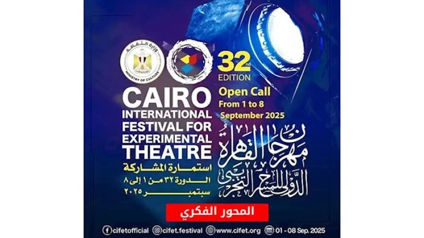 مهرجان القاهرة الدولي للمسرح التجريبي يكشف عن تفاصيل المحور الفكري لدورته الـ32