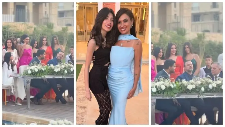 بالصور.. عقد قران ابنة الفنانة أمل رزق