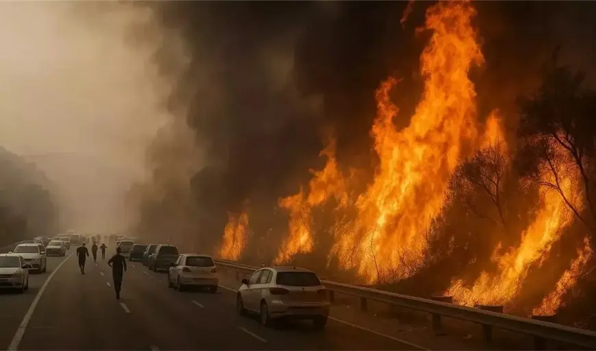 في أعقاب حرائق ضخمة.. إغلاق أطول طريقين بإسرائيل جراء فيضانات بمناطقها الجنوبية