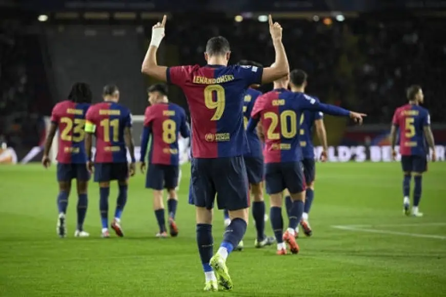 رقم تاريخي ينتظر ليفاندوفسكي مع برشلونة