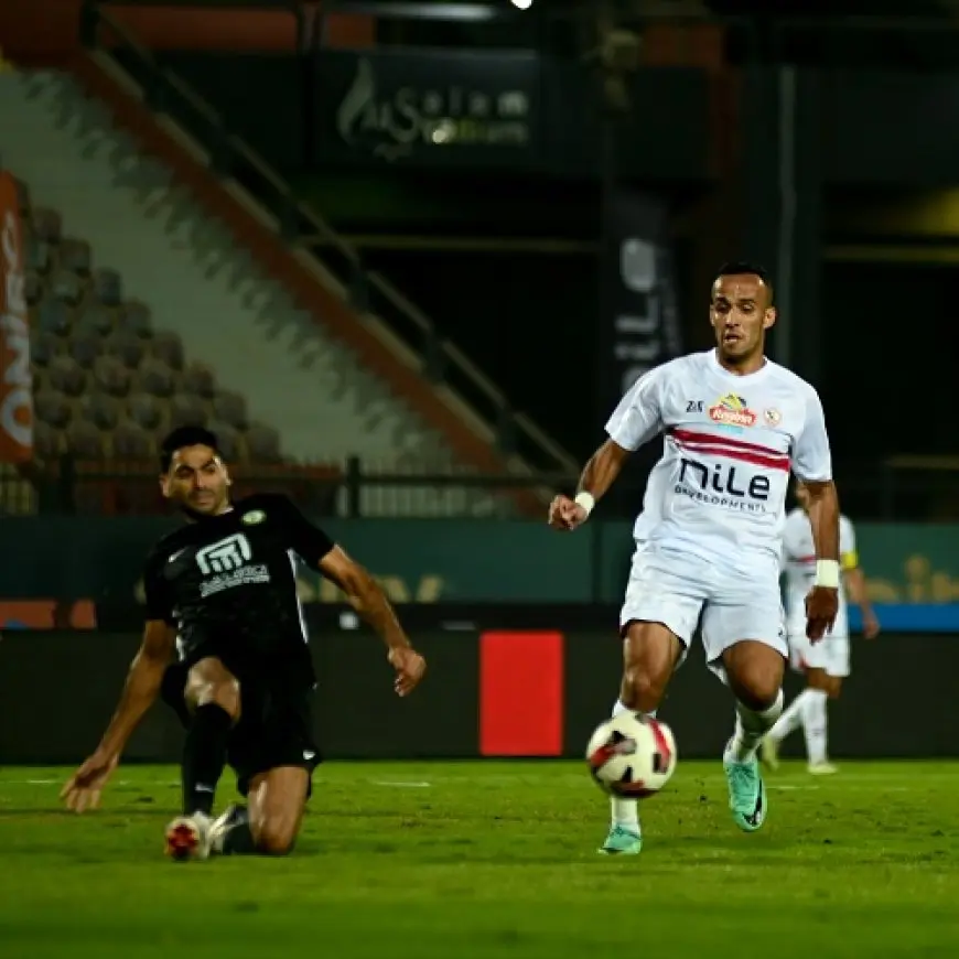 نهاية المباراة.. (البنك الأهلي 2 × 2 الزمالك)