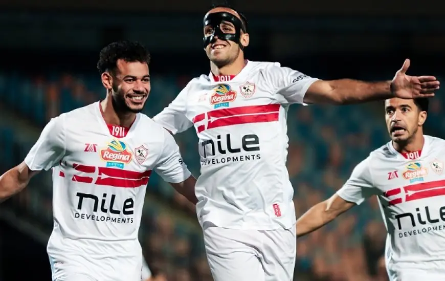 منسي يحسم تقدم الزمالك على البنك الأهلي في الشوط الأول