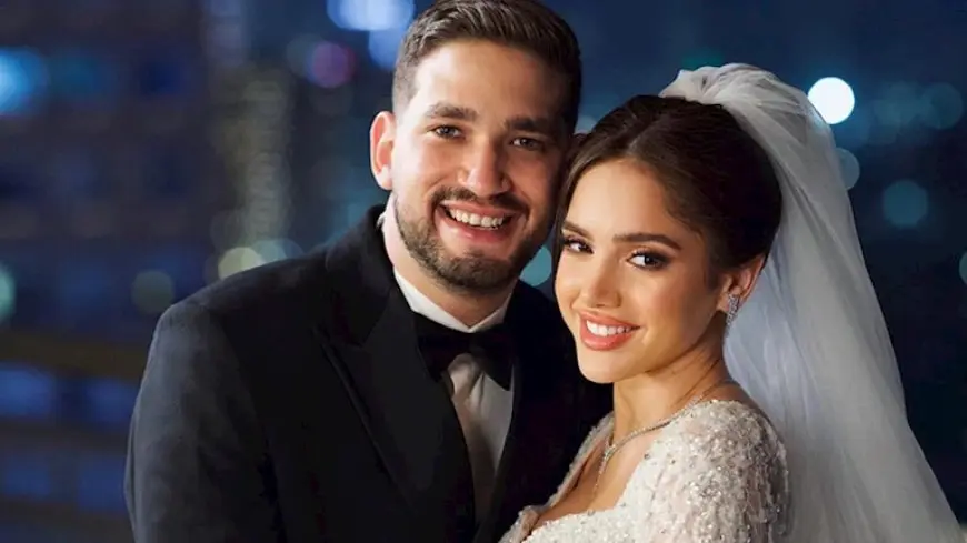 إطلالة كالأميرات.. 8 صور جديدة لـ رنا رئيس بالفستان الأبيض في حفل الزفاف