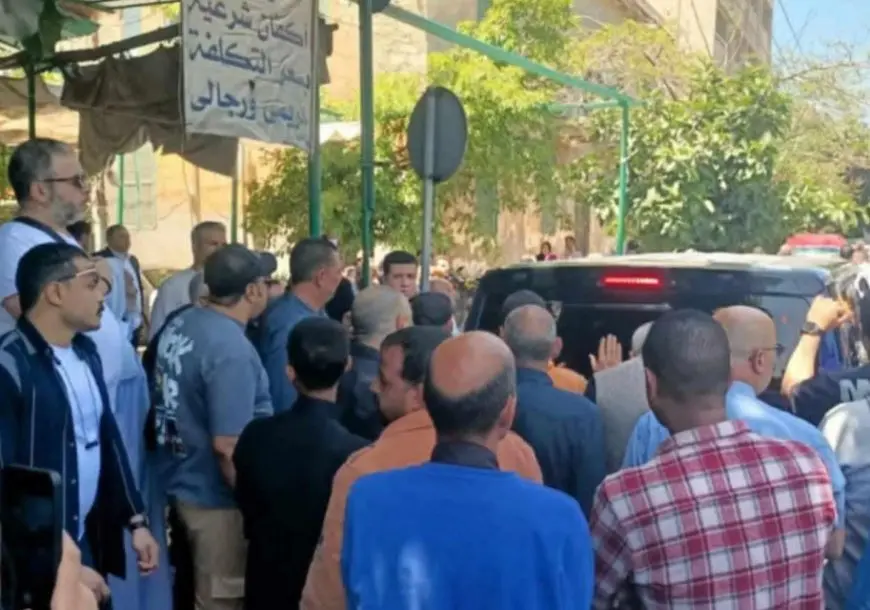 تشييع جثمان الفنان نعيم عيسى لمقابر المنارة في الإسكندرية