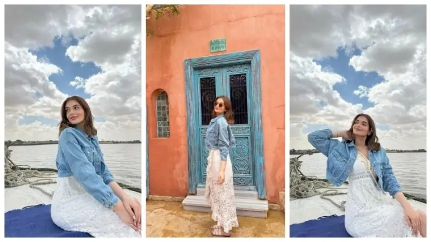 15 صورة لـ ملك زاهر من أحدث جلسة تصوير لها في الفيوم