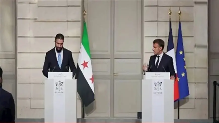 الشرع: فرنسا صديقة للشعب السوري ورفضت الانخراط مع نظام الأسد