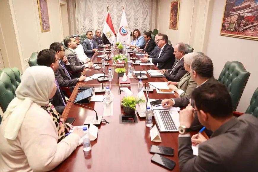 وزير الصحة يستقبل وفد مجموعة برجيل الطبية لبحث سبل التعاون المشترك